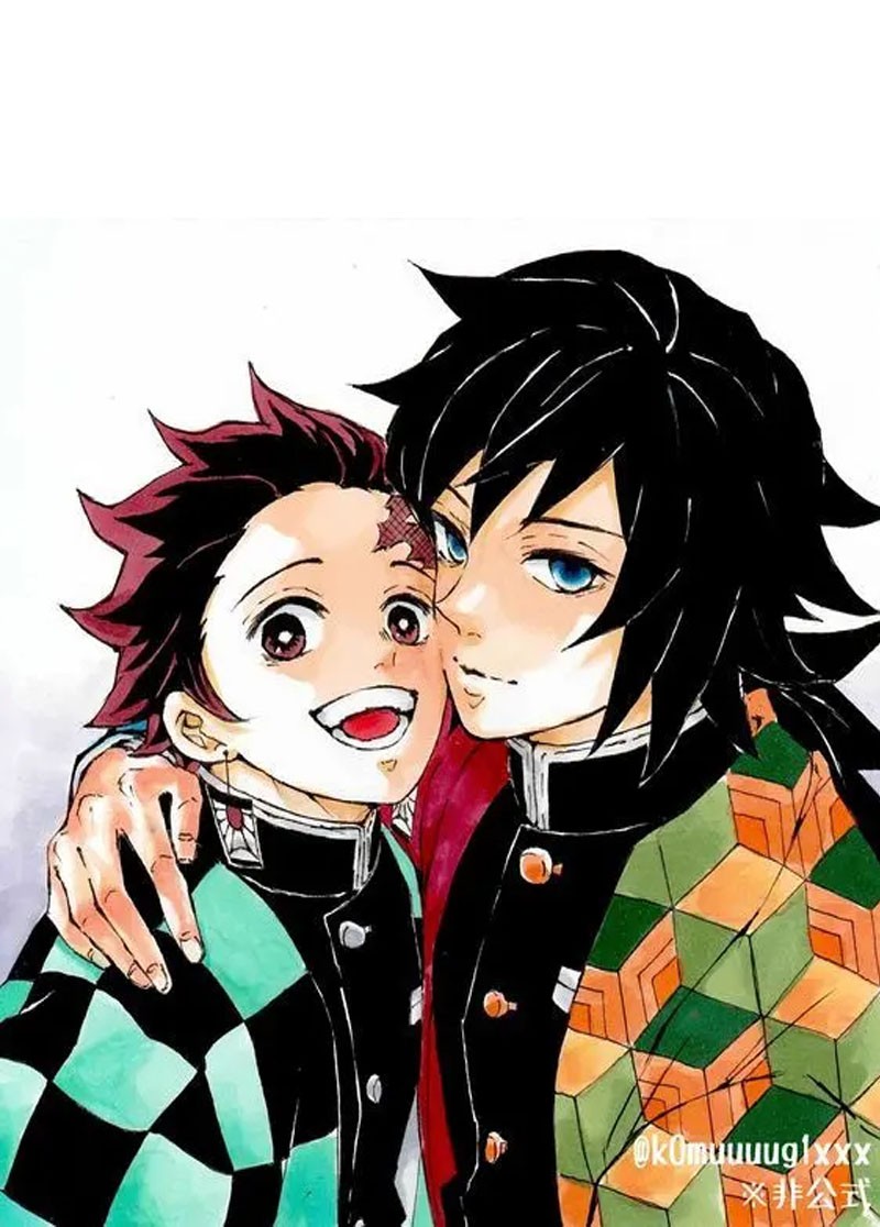 Giyu and Tanjirou (Kimetsu no Yaiba) โทมิโอกะ กิยู x ทันจิโร่