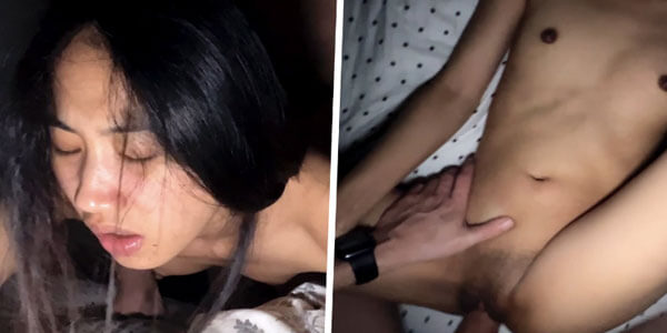 หนังโป้ใหม่ล่าสุด น้องใบเฟิร์นโดนกระเด้าโหด จัดหนักสาวน้อยสุดร่าน โก่งก้นกระแทกท่าหมาใส่หีเนียน ๆ