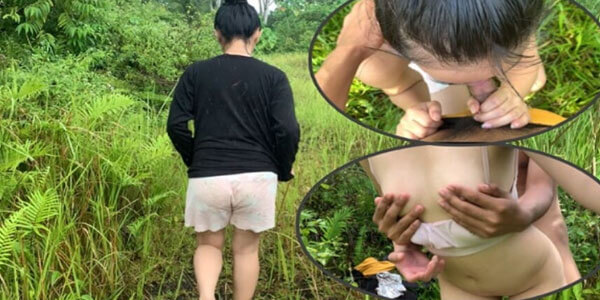 หนังโป้ออนไลน์ฟรี ผจญภัยเสียวในป่าใหญ่ กระเเทกรูเเตดสาวร่านขี้เงี่ยน เอาหัวควยวนขยี้เม็ดแตดอย่างเสียว